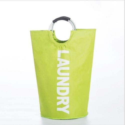 Foldable Cloth Handbag Dirty Clothes Storage Basket Waterproof Oxford Storage Bag(Green)