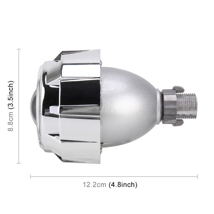 IPHCAR M803 H1 2.5 inch 12V Bi-Xenon Projector Lens Headlight with Exquisite Angle Eyes Decoration for Left Driving(Green)