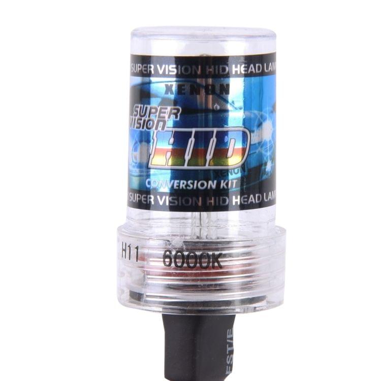 2PCS DC12V 35W H8/H11 2800 LM HID Xenon Light Single Beam Super Vision Waterproof Head Lamp, Color Temperature: 6000K(White Light)