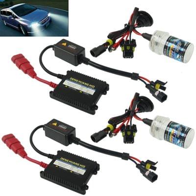 35W 2x H4 Slim HID Xenon Light, High Intensity Discharge Lamp, Color Temperature: 6000K