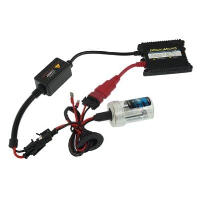 35W 2x H4 Slim HID Xenon Light, High Intensity Discharge Lamp, Color Temperature: 6000K