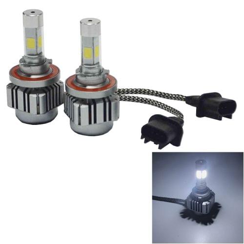 2 PCS WEIYAO V8 H13 36W 4800LM 6000K Car 4 COB LEDs Headlight Kit, DC 12-24V