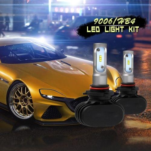 2 PCS 9006 IP65 Waterproof White Light 6 CSP LED Car Headlight Bulb,  9-36V / 18W, 6000K / 2000LM