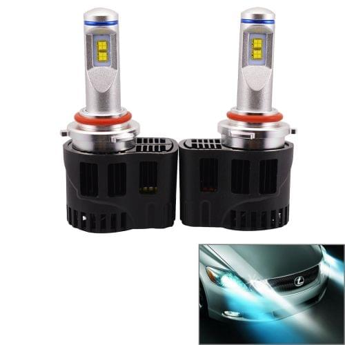 2 PCS ZY-HB4JGDP6-55W Philips MZ 5200LM 6000K White Light Car LED Head Lamp with Driver, DC 11-30V