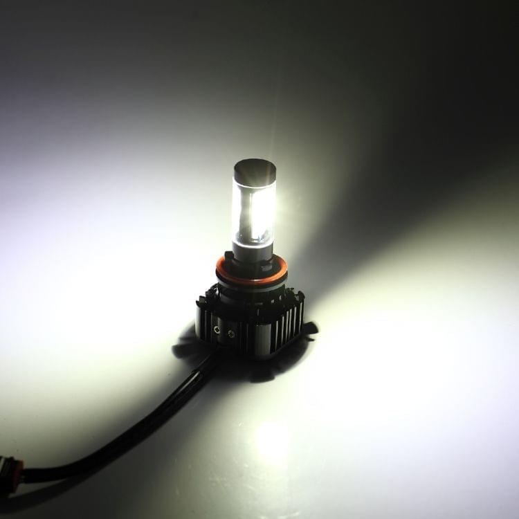 2 PCS K8 H13 40W 4000 LM 6000K Car Headligh with 4 CREE Lamps, DC 9-36V(White Light)