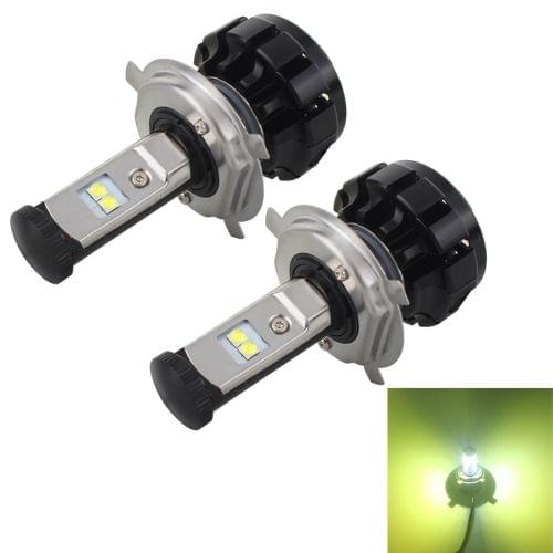 2 PCS H4 40W 4800 LM 3000K IP67 Car Headlight with 4 CREE XPL Lamps, DC 9-30V