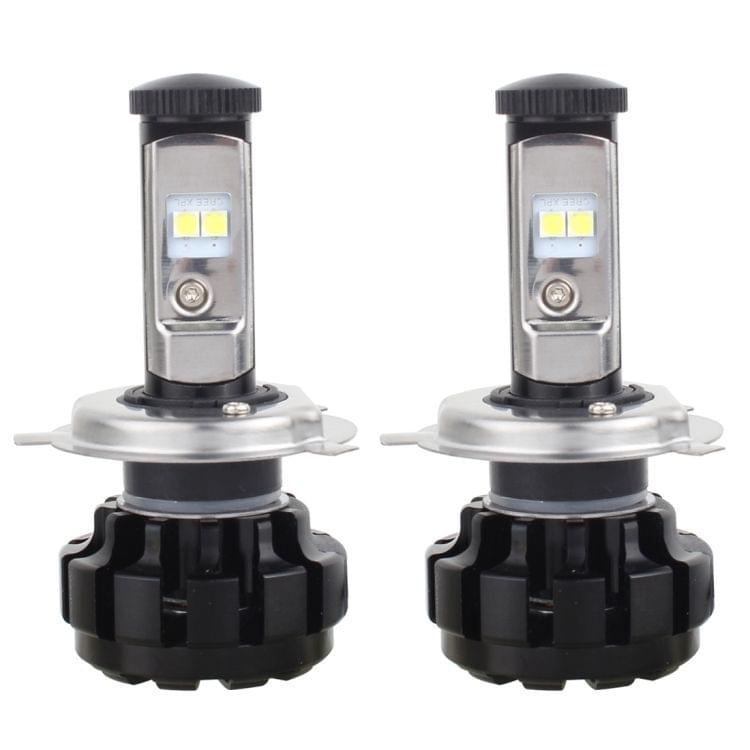 2 PCS H4 40W 4800 LM 3000K IP67 Car Headlight with 4 CREE XPL Lamps, DC 9-30V