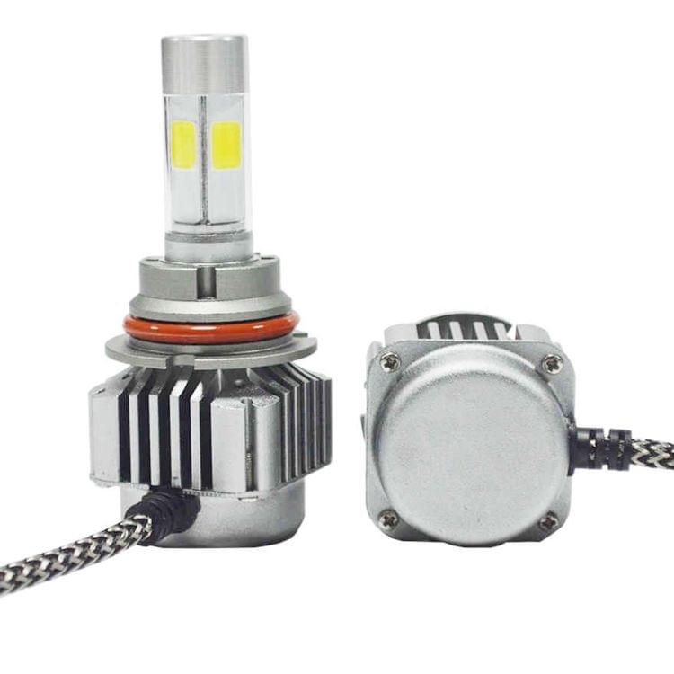 2 PCS WEIYAO V8 9007 36W 4800LM 6000K White Light Car 4 COB LEDs Headlight Kit, DC 12-24V