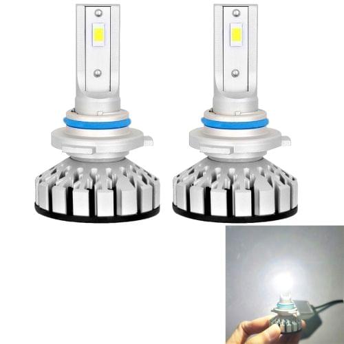 2 PCS R8 9005/HB3 30W 3500LM 6000K IP65 Waterproof Car LED Headlight with 2 COB Lamps, DC 9-36V9 (White Light)