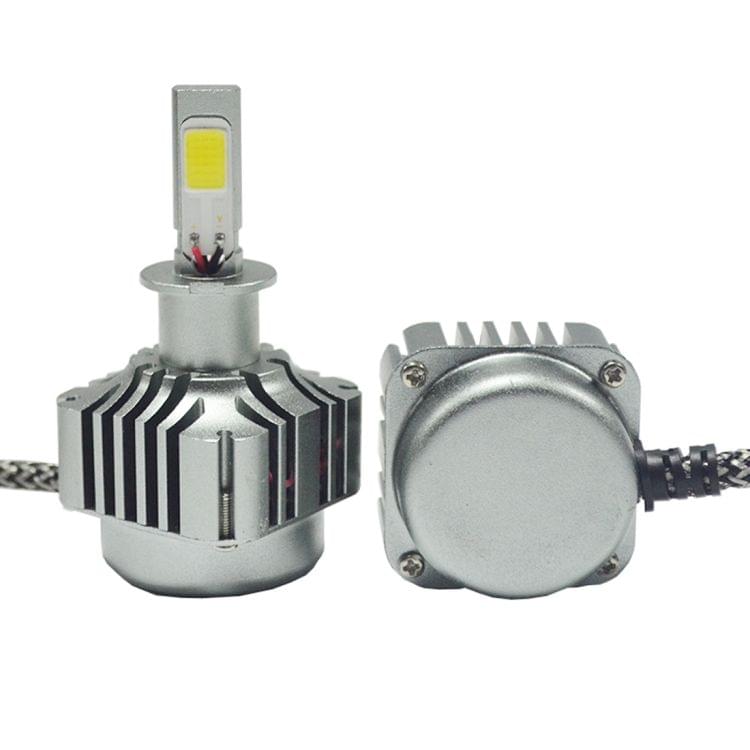 2 PCS WEIYAO V8 H3 36W 4800LM 6000K White Light Car 2 COB LEDs Headlight Kit, DC 12-24V