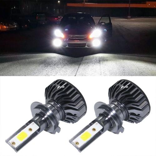 EV8 2 PCS H7 36W 3000LM 6500K DOB LED Headlight Bulbs High Beam Conversion Kit DC 9-32V (Xenon White)