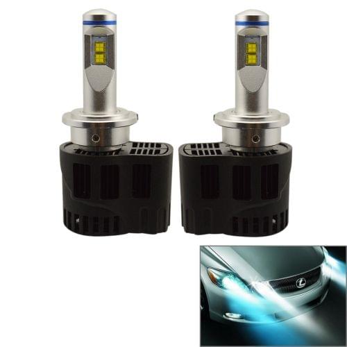 2 PCS ZY-D1/D2/D3/D4JGDP6-55W Philips MZ 5200LM 6000K White Light Car LED Head Lamp with Driver, DC 11-30V