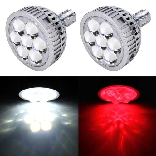 IPHCAR I6 2 PCS DC 12V 22W 3.0 inch Car Auto High Beam Light, with Devil Eye and 7 CSP Lamp Beads