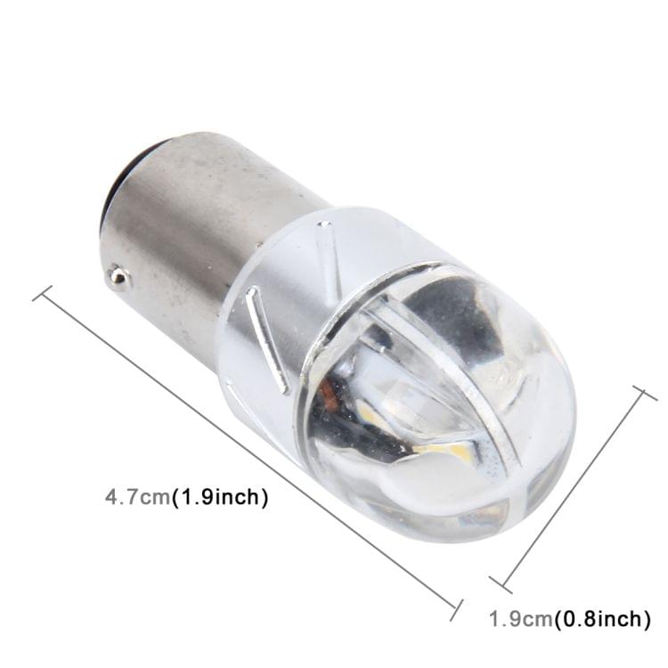 1157/BAY15D 6W 600LM 6000K Car Auto Turn Light with 6 SMD-3030 Lamps, DC 12V(White Light)