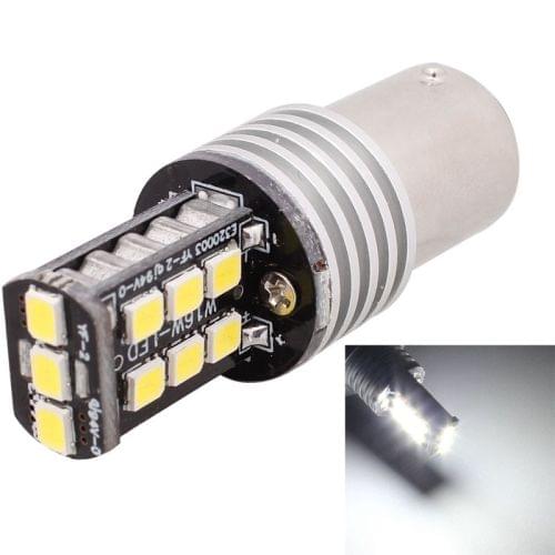 2 PCS 1157 3W LED 300LM SMD 2835 Car Rear Fog Lamp / Backup Light for Vehicles, DC 12V(White Light)