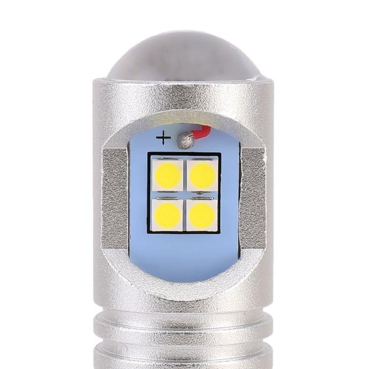 2 PCS T20/7440 7.5W 600LM 6000K Car Auto Turn Lights / Reversing Light 12LEDs SMD-3030 Lamps, DC 12V-24V(White Light)