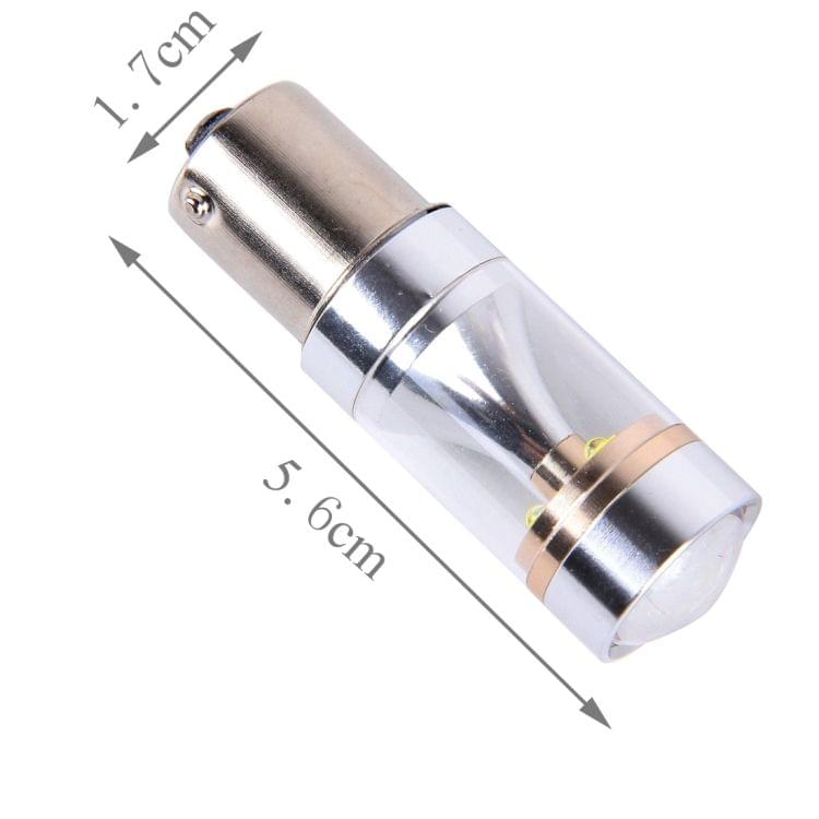 2 PCS 1156/BA15S  350LM 6000K 30W White Light 6 LED CREE Canbus Car Reversing Light / Turn Light, DC 12V