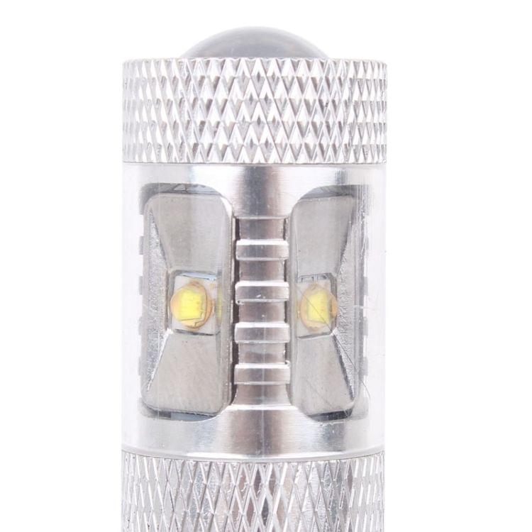 1157/BAY15D 30W 700LM 6500K White Light 6LEDs Car Foglight , Constant Current , DC12-24V ( Silver + Yellow )