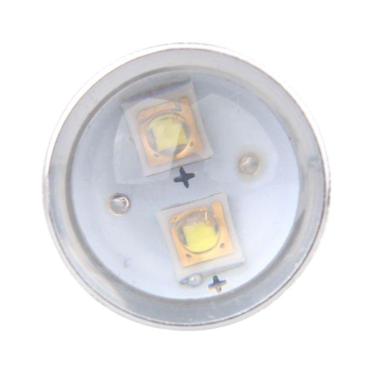 1157/BAY15D 30W 700LM 6500K White Light 6LEDs Car Foglight , Constant Current , DC12-24V ( Silver + Yellow )