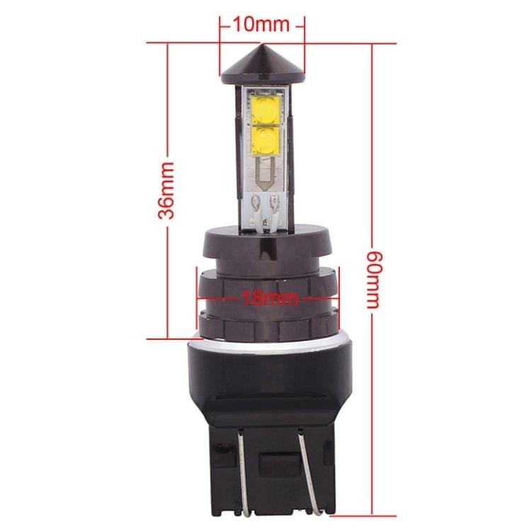 MZ T20 7443 20W 800LM White Light 4 CREE XT-E LED Car Brake Light Daytime Running Light Bulb, DC 12-24V