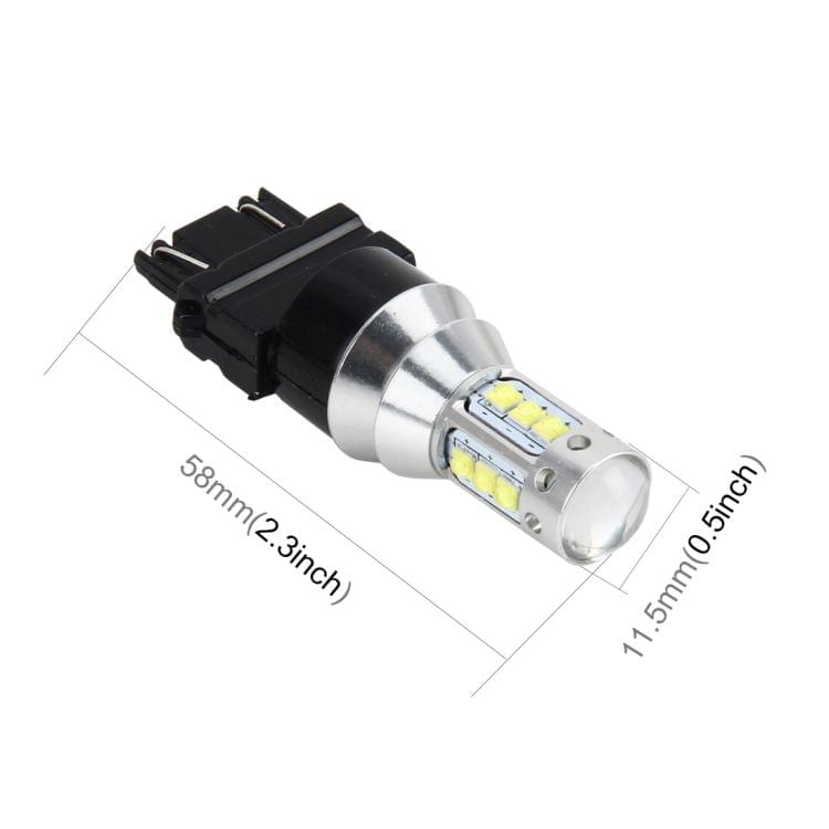 3157 50W 500LM 6000K Car Auto Brake Light Turn Lights 16 CREE Lamps, DC 12-24V(White Light)