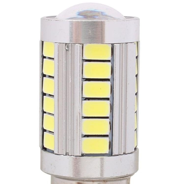 2 PCS 1156 16.5W 990LM 6500K White Light 5630 SMD 33 LED Car Brake / Steering Light Bulb, DC12V