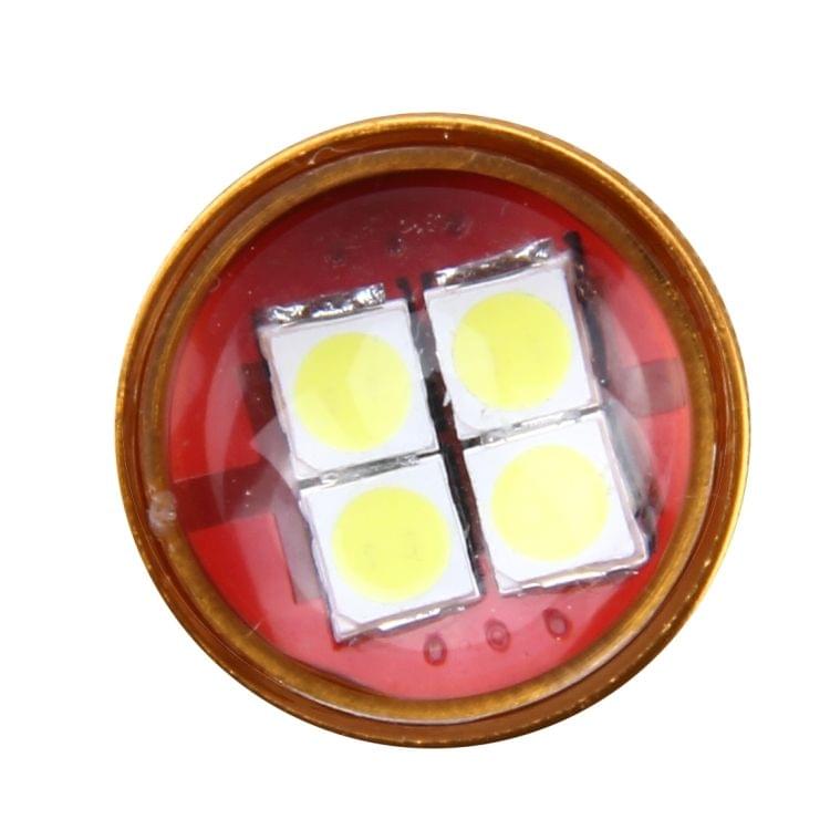 2 PCS 7440 15W 1300LM 6500K 28 SMD-3030 LED Car Brake Lights Turn Light, DC 12V(White Light)