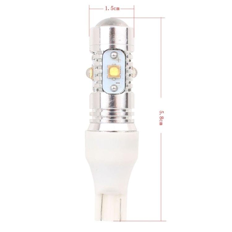 T15 25W 1250LM 6500K White Light 5 XT-E LED Car Foglight , Constant Current , DC12-24V(White Light)