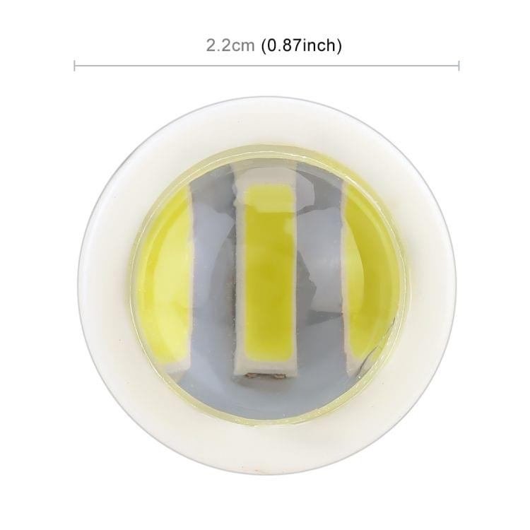 2 PCS T20 / 7440 3W DC 12V 6000K 200LM Car Auto Ceramics Turn Lights / Reversing Light 16LEDs SMD-7020 Lamps, with Projector Lens(White Light)