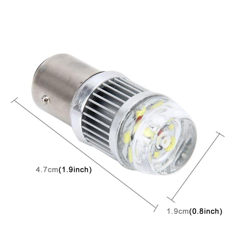 1157/BAY15D 5W 650 LM 5000K Car Auto Brake Light with 10 CREE XB-D Lamps, DC 12V(White Light)