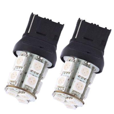 7440 White 13 LED Car Signal Light Bulb (Pair)