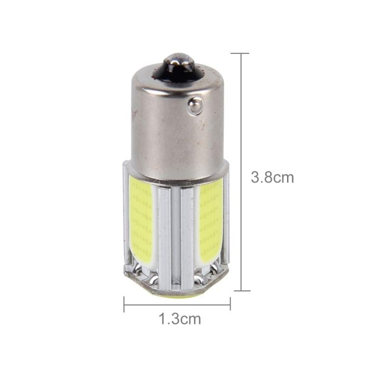 2 PCS 1156/BA15S 5W 6000K 350lm 4 COB LEDs Canbus Car Brake Light Tail Light Bulb, DC 12V(White Light)