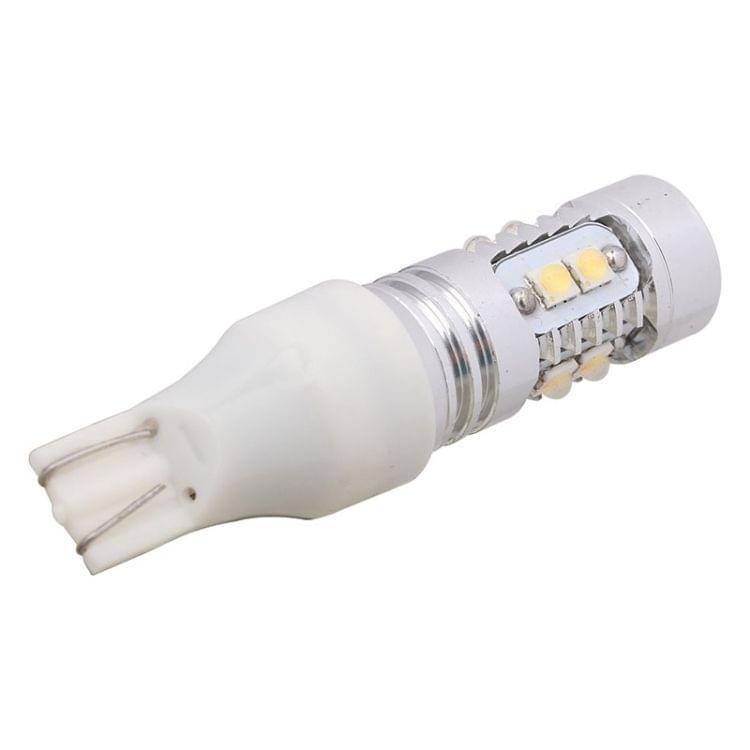 T15 50W 600LM White Light 10 SMD-2828-LEDs Car Fog Light Backup Light Bulb, Constant Current, DC 12-24V