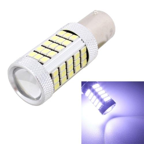 2 PCS 1156/BA15S 12.6W 630LM 6500K White Light 2835 SMD 66 LED Car Brake / Steering Light, DC12V