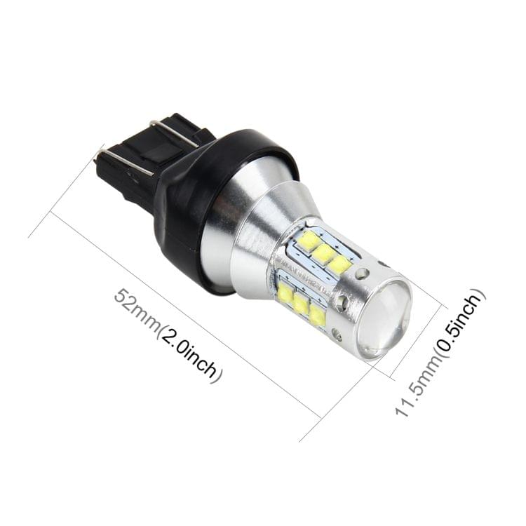 7443 50W 500LM 6000K Car Auto Brake Light Turn Lights 16 CREE Lamps, DC 12-24V(White Light)