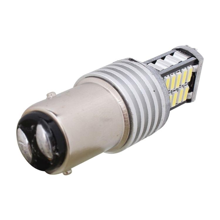 2PCS 1157/BAY15D 6W 4014-30SMD 900LM White Light 6500K Decode LED Car Brake / Steering Light