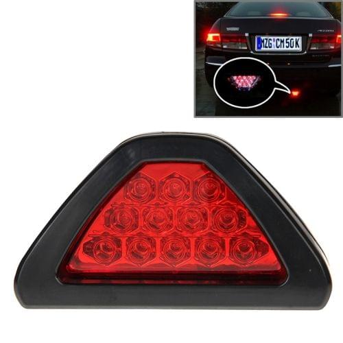 12-LED Red Light Rear Tail Warning Brake Light for DC 12V Cars