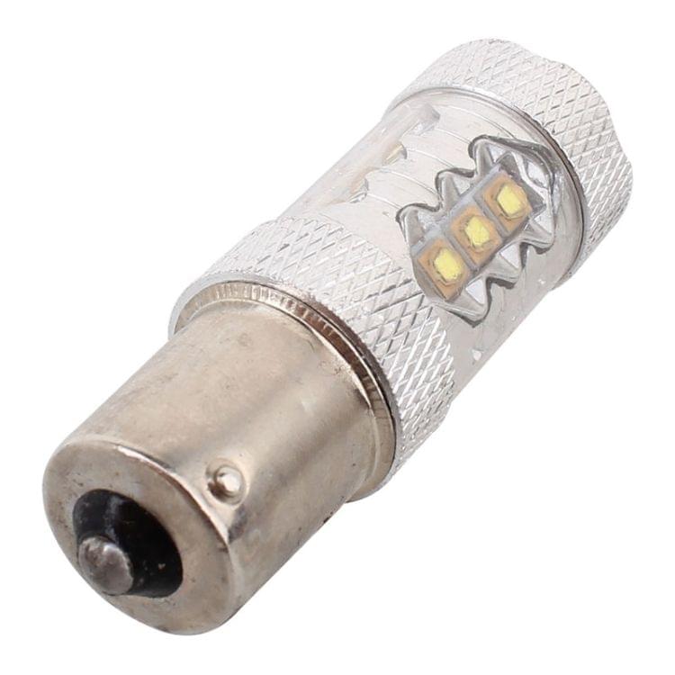 1156/BA15S 80W 800LM 6500K White Light 16-3535-LEDs Car Backup Light , Constant Current , DC12-24V