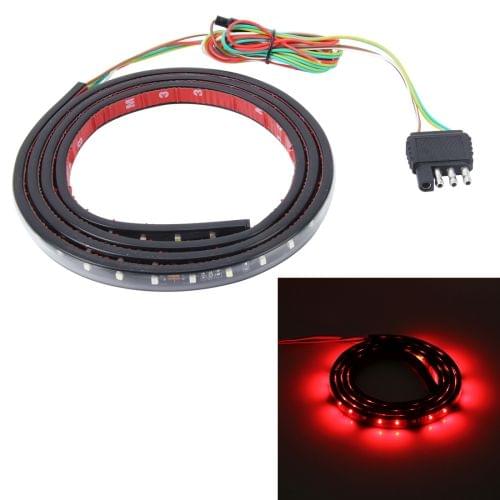 1.5m Pickup Truck 5W White DRL Light + Red Brake Light with 80 SMD-2835-LED Lamps, DC 12-24V