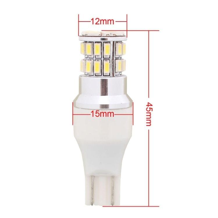 2PCS T15 3.6W 360LM 6500K White Light 36 SMD 3014 LED Car Backup Light Lamp Bulb for Vehicles,  DC 12V