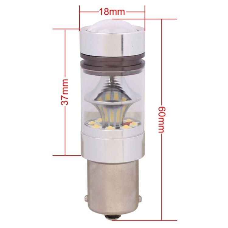 1156 850LM  BA15S 100W LED  Car Rear Backup/ Front Turn Signals Lamp Bulb, DC 12-24V(Cool White)