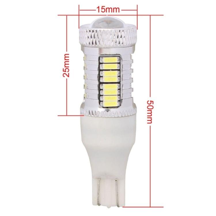 MZ T15 11W + 5W 520LM White Light CREE + 32 LED 4014 SMD Car Brake Light Fog Lights Bulb, DC 12V