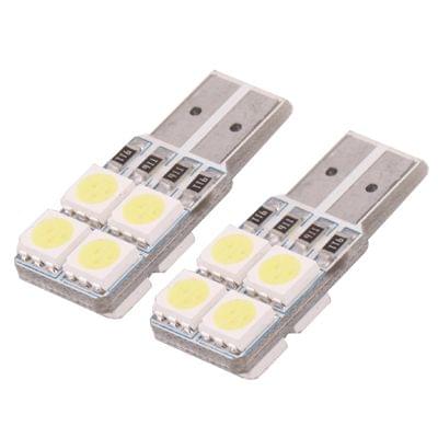 T10 8 LED Super White Car Light Bulb (Pair)