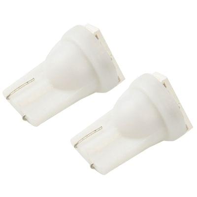 T10 White 2 LED 5050 SMD Car Signal Light Bulb (Pair)