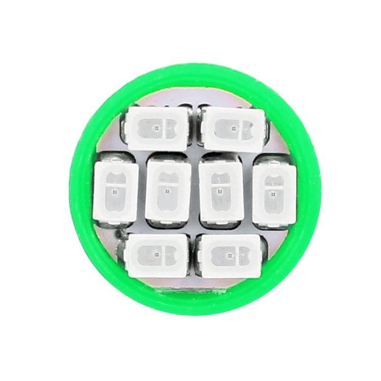 10 PCS T10 8 LED Car Signal Light Bulb(Green Light)