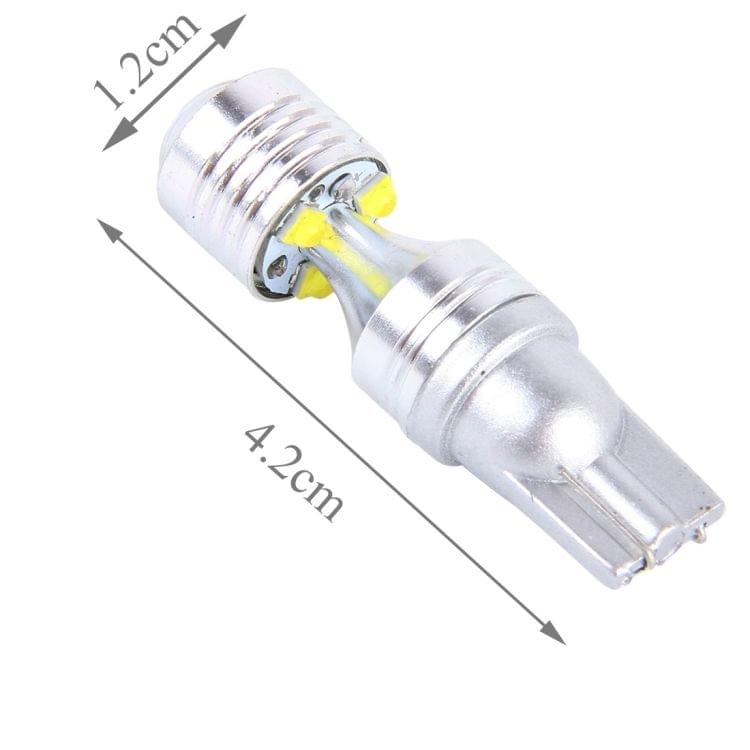 2 PCS T10 350 LM 5000K 30W CREE 6 LED White Light Clearance Light.DC 12V.