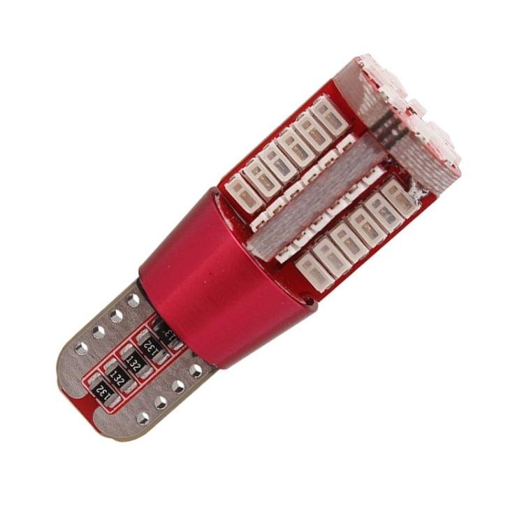 2 PCS T10 5W 285LM Green Light 57 SMD 4014 LED Error-Free Canbus Car Clearance Lights Lamp, DC 12V