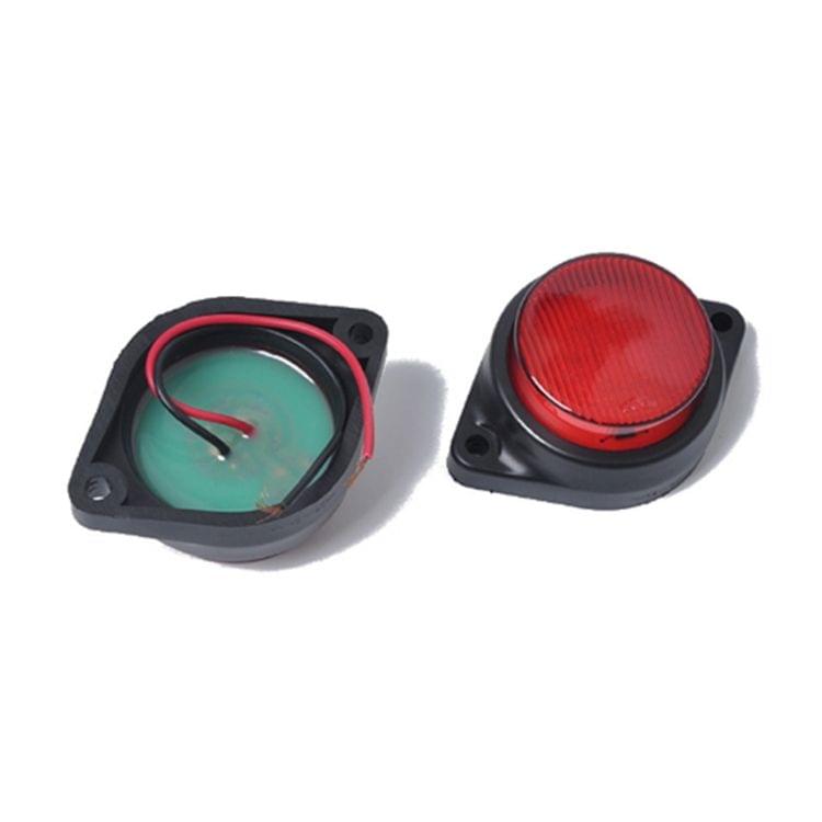 2 PCS 6LEDs Car Clearance Light Marker Light for Truck DC 24V(Red Light)