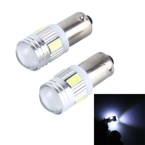 2 PCS BA9S 3W 250 LM 5500K Car Clearance Light Lamp with 6 SMD-5630 LED Lamps, DC 12V(White Light)