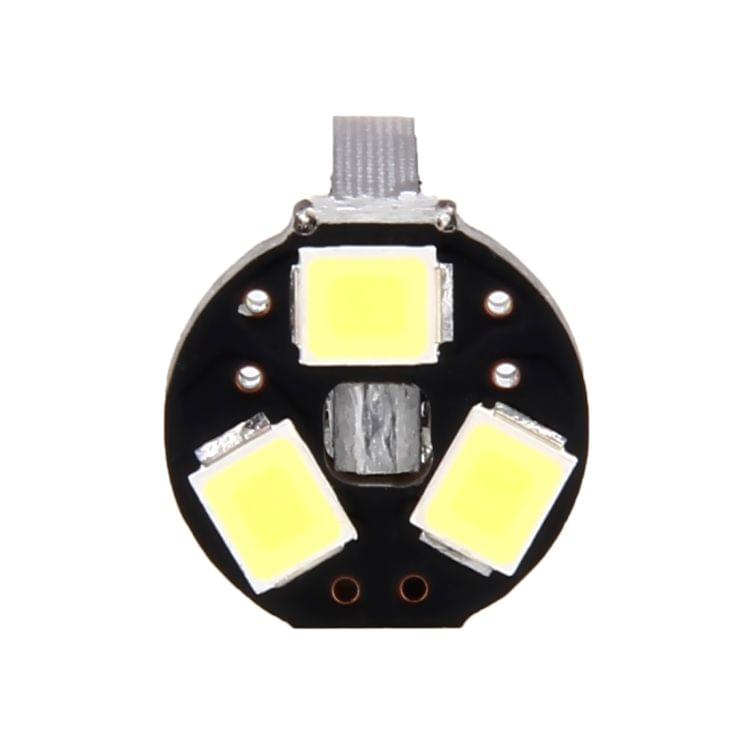 2 PCS T10/W5W/194/501 1.5W 90LM 6000K 9 SMD-3528 LED Bulbs Car Reading Lamp Clearance Light with Decoder, DC 12V